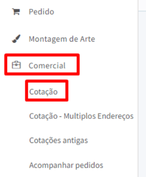 Cotação Offline 1